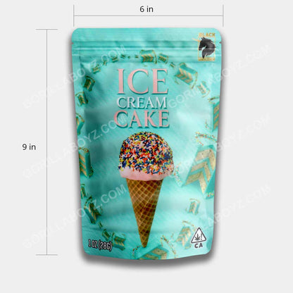 ice cream cake mylar bags