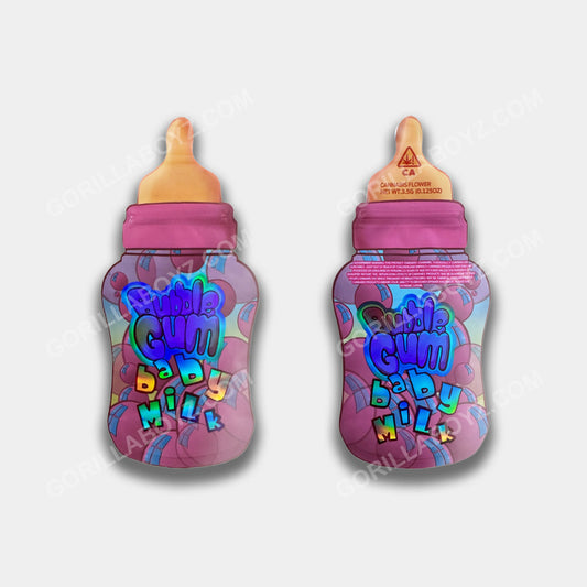 Bubble Gum Baby Milk 3.5 gram mylar bags