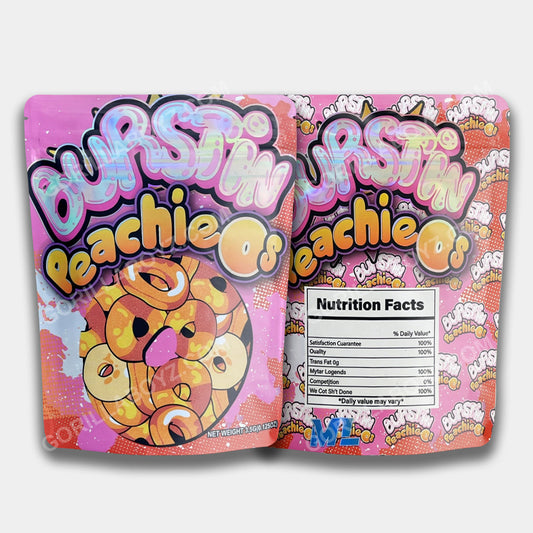 Burstin peachie O's Mylar Bag 3.5 Grams