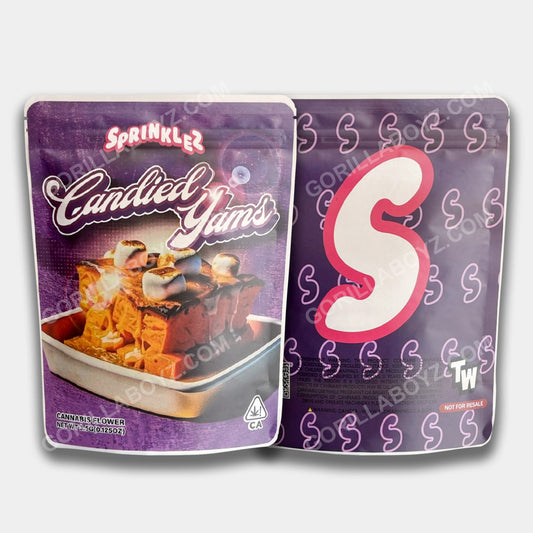 Candied Yams mylar bags 3.5 grams