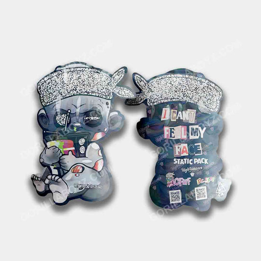 I Cant Feel My Face (Static) mylar bags 3.5 grams