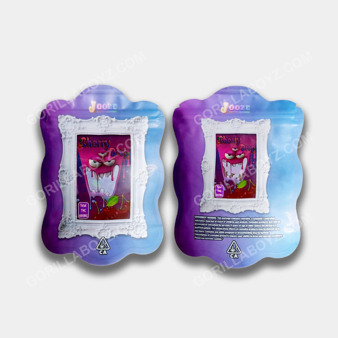 Cherry Drop mylar bags 600 mg