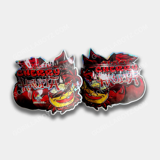 Black Cherry Haupia mylar bags 3.5 grams