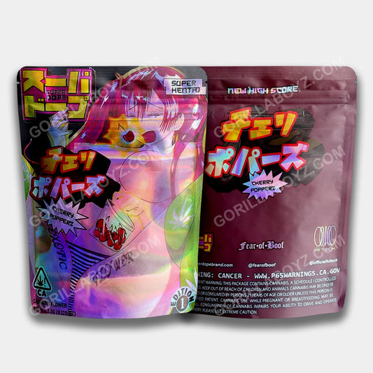 Cherry Popperz mylar bags 3.5 grams