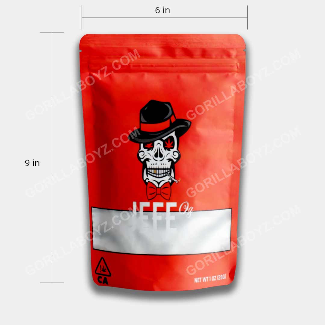 cookies jefe mylar bags