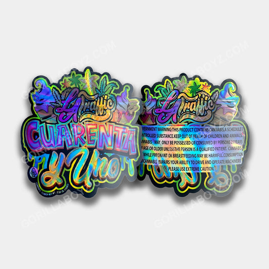 Cuarenta Y Uno 3.5 gram mylar bags