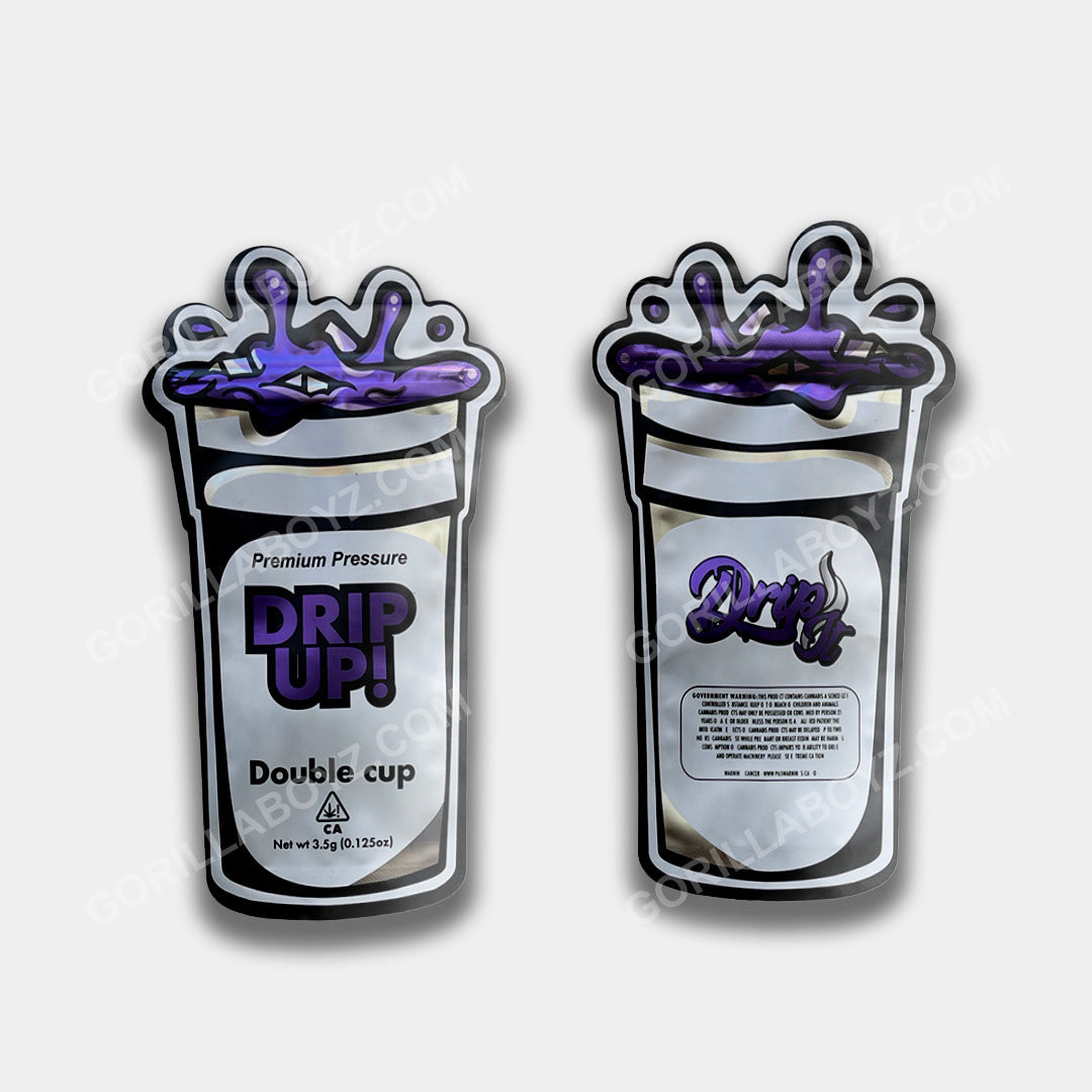 Drip Up mylar bags 3.5 gram