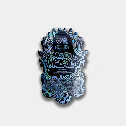Dulce De Mezcal Holographic mylar bags 3.5 grams