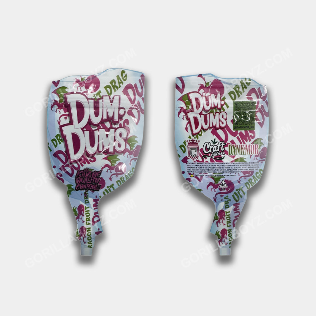 Dum Dums Fruit Dragon mylar bags 3.5 grams