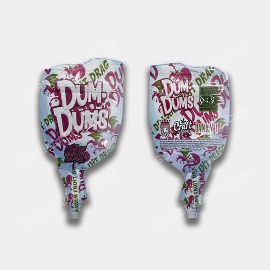 Dum Dums Fruit Dragon mylar bags 3.5 grams