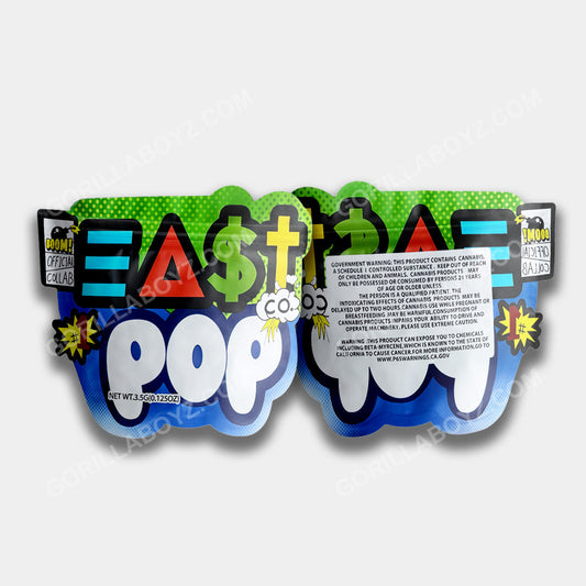 East Pop mylar bags 3.5 grams