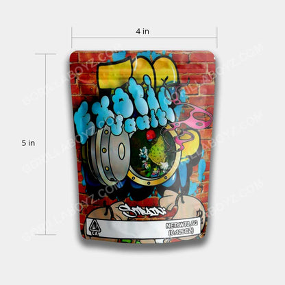 Exotic Vault mylar bags 3.5 grams