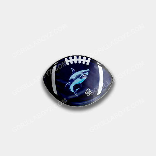 Football Shark 3D mylar bags 3.5 grams