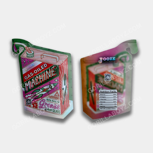 Gas Oiled Machine mylar bags 3.5 grams
