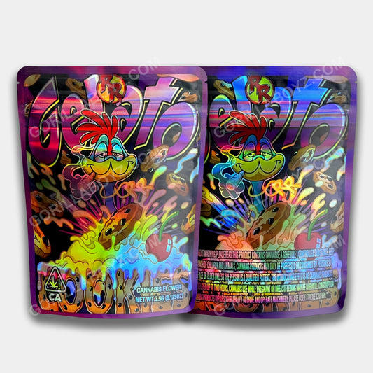 Gelato Cookies Holographic mylar bags 3.5 grams