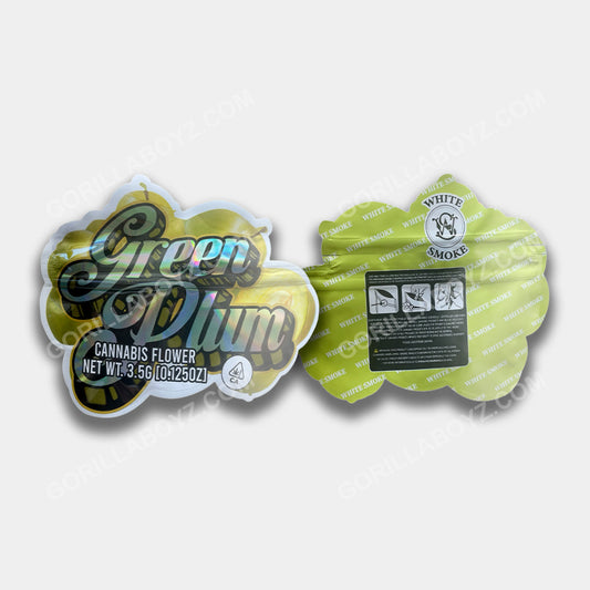 Green Plum mylar bag 3.5 grams