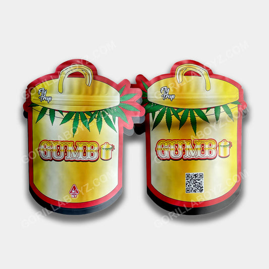 Gumbo Pot mylar bags 3.5 grams