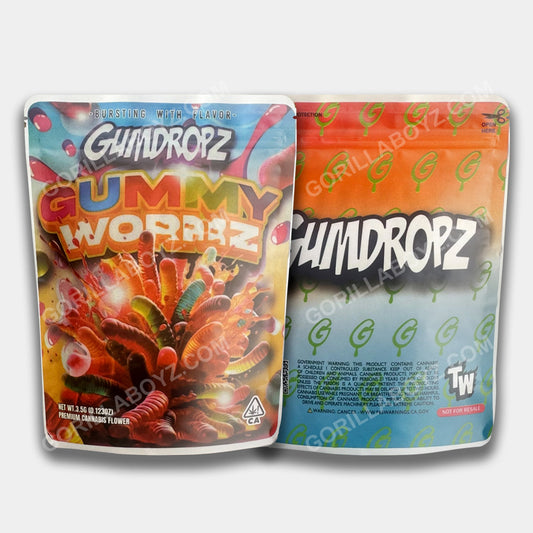 Gummy Wormz Mylar Bag 3.5 Grams
