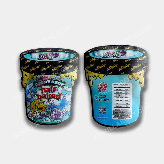 Half Baked mylar bags 3.5 grams