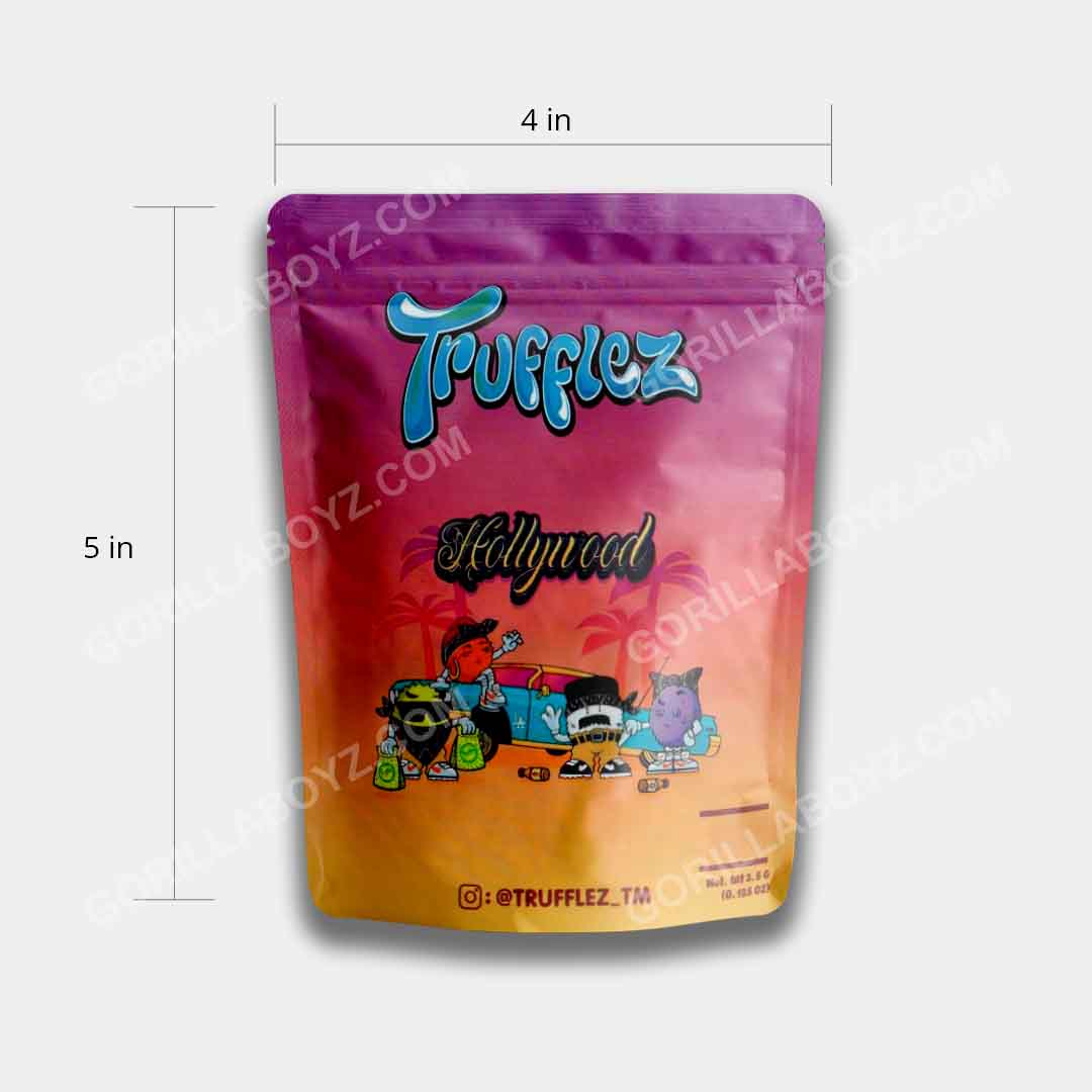 trufflez hollywood mylar bags 3.5 grams