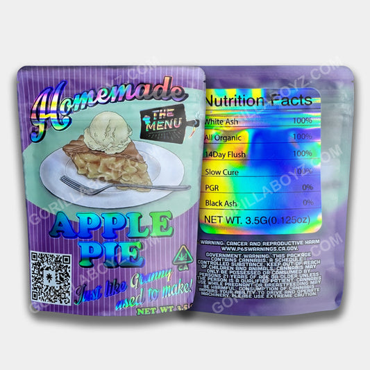 Homemade Apple Pie 3.5 gram mylar bags