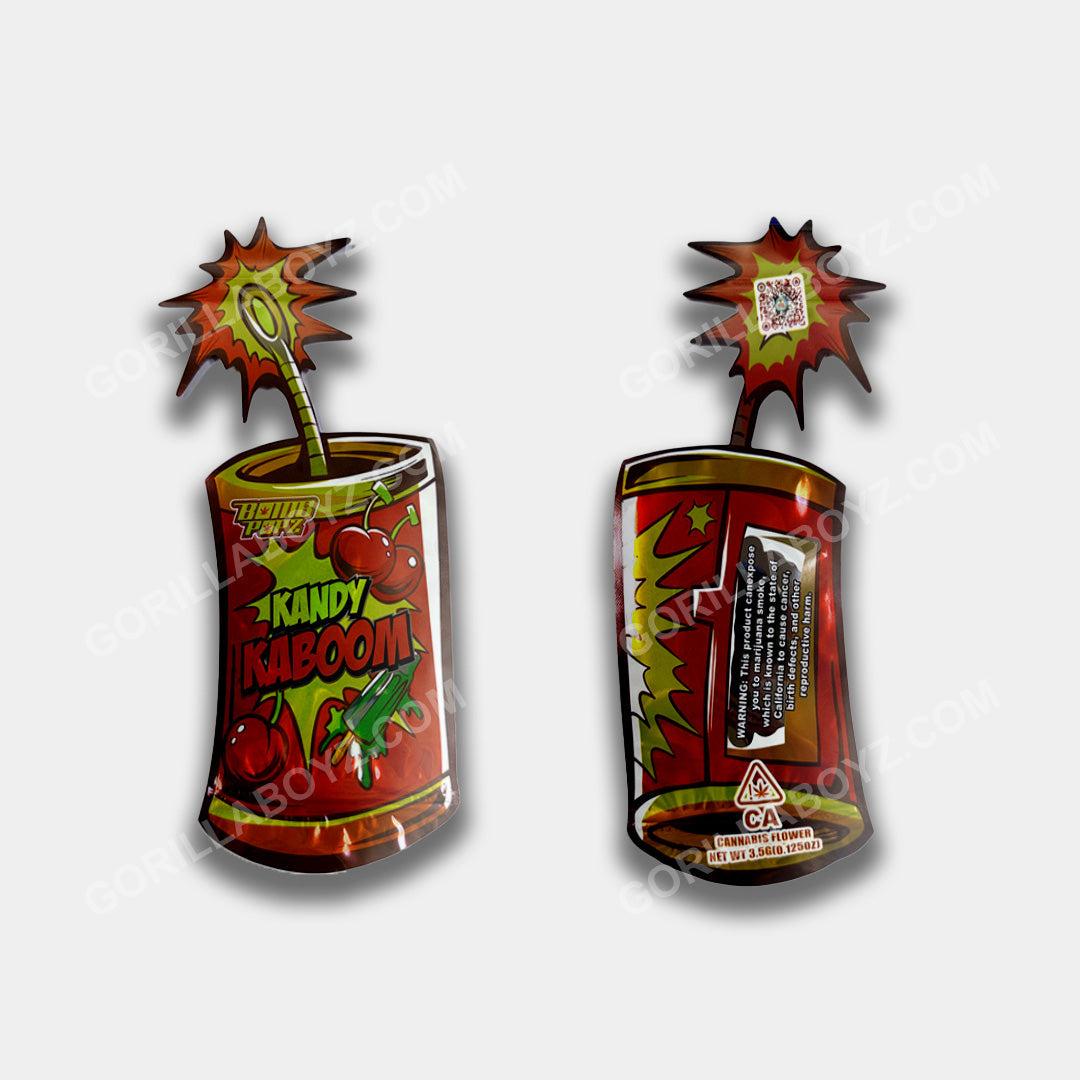Kandy Kaboom mylar bags 3.5 grams