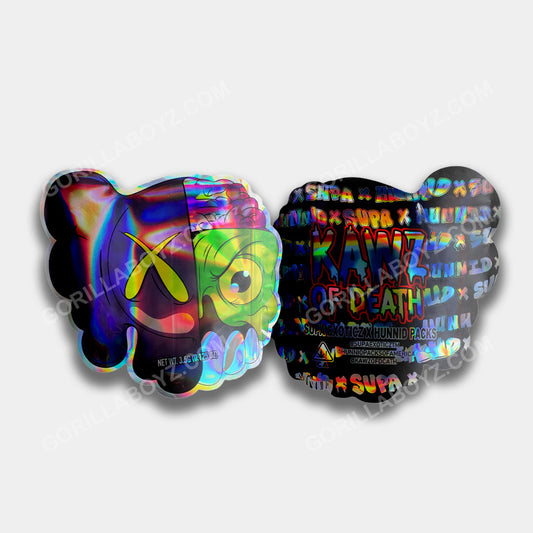 Kawz of Death mylar bags 3.5 grams