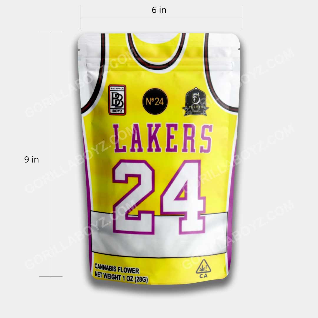 lakers 24 mylar bags