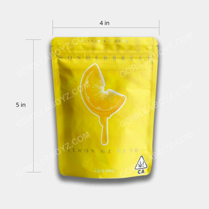 lemon og mylar bag