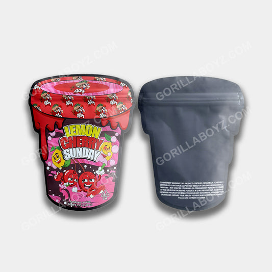Lemon Cherry Sunday mylar bags 3.5 grams