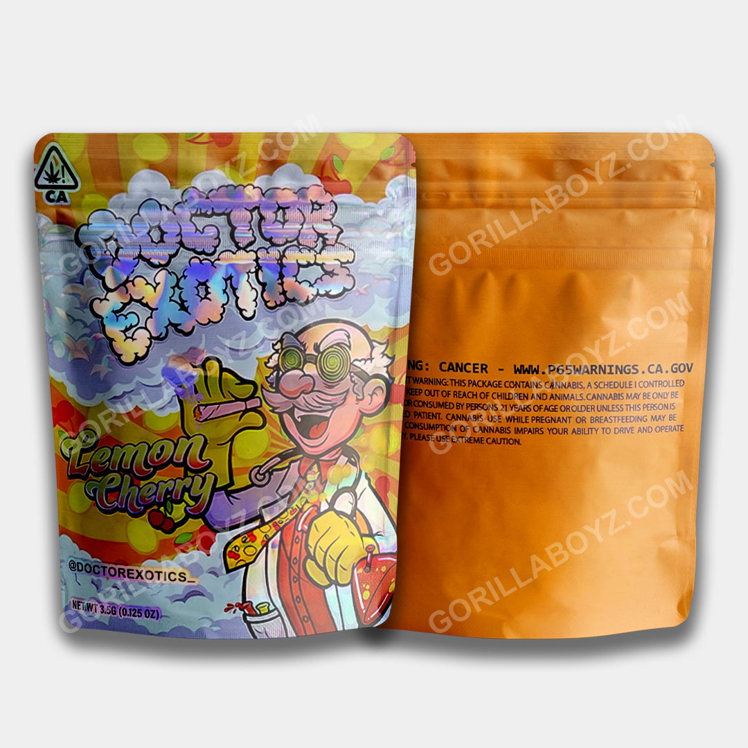 Dr Exotics Lemon Cherry mylar bags 3.5 grams
