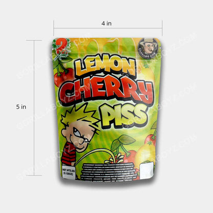 Lemon Cherry Piss mylar bags 3.5 grams