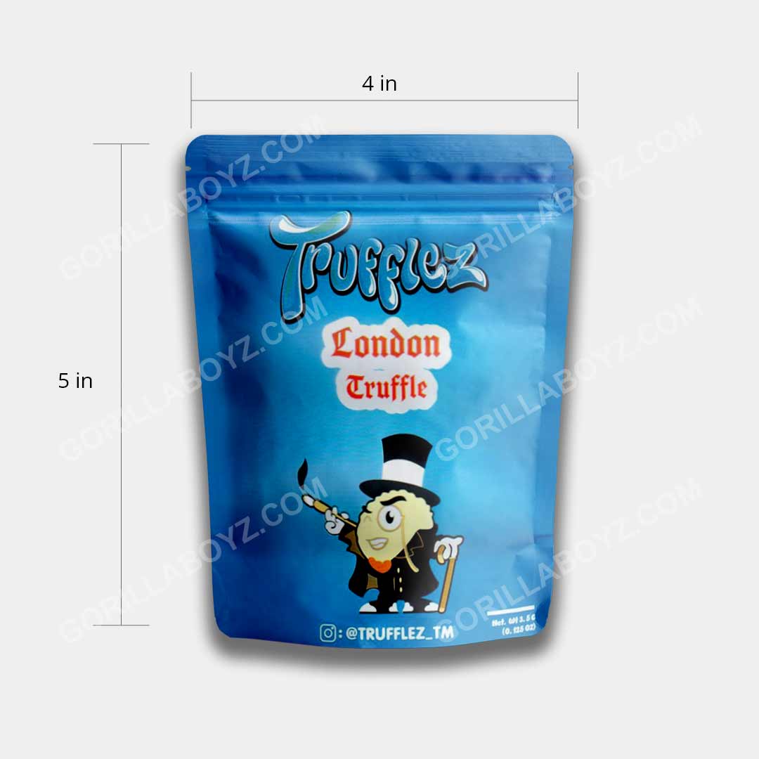 london truffle 3.5 gram mylar bags