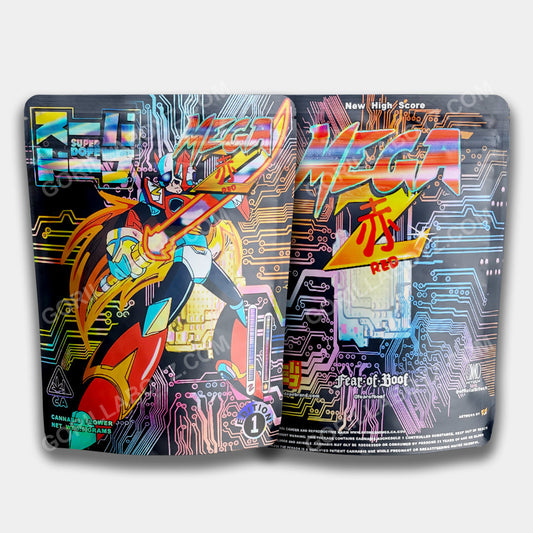 Mega Z RED mylar bags 3.5 grams