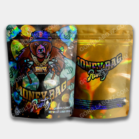Money Bag Runtz mylar bags 3.5 grams