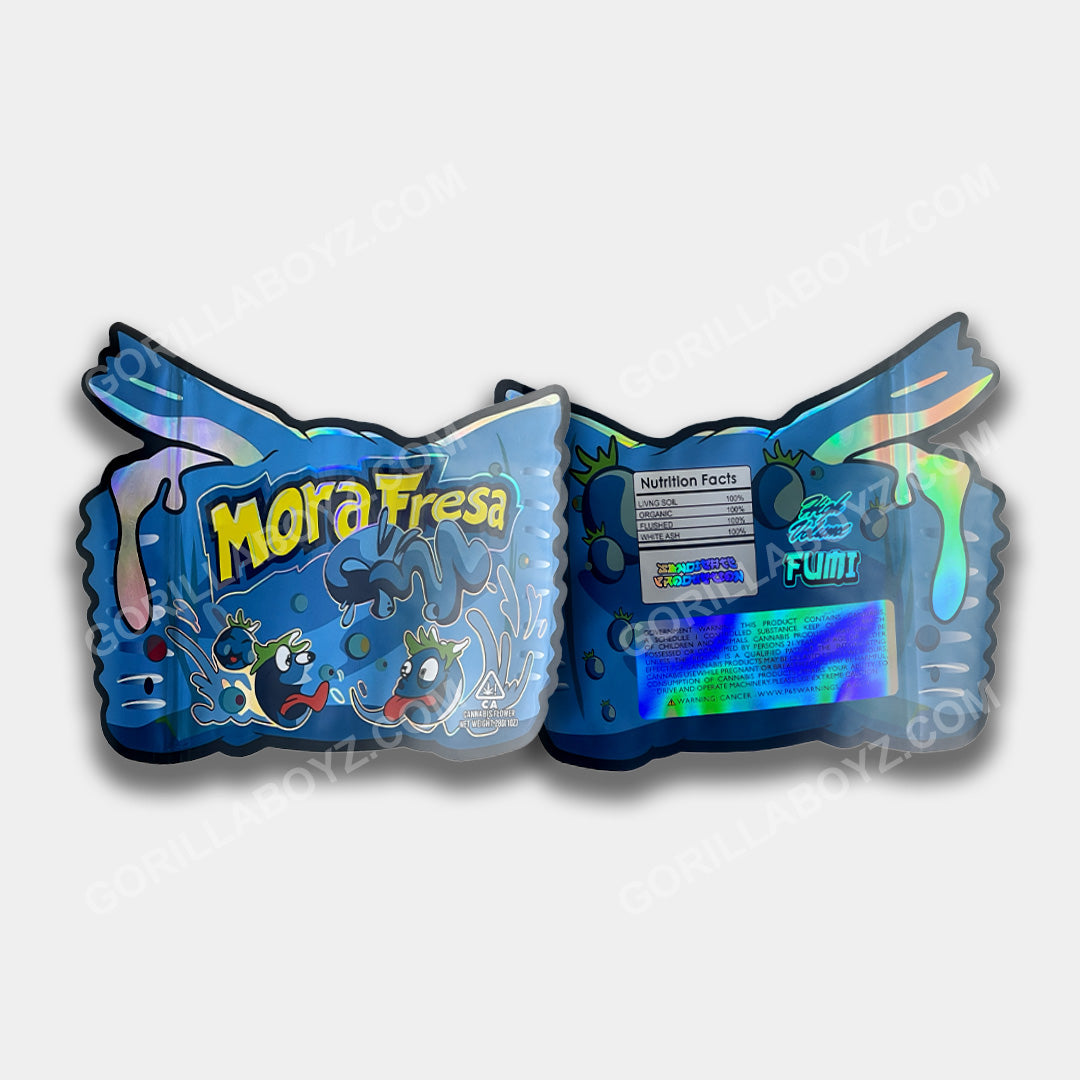 Blueberyy Mora Fresa mylar bags 1 ounce 