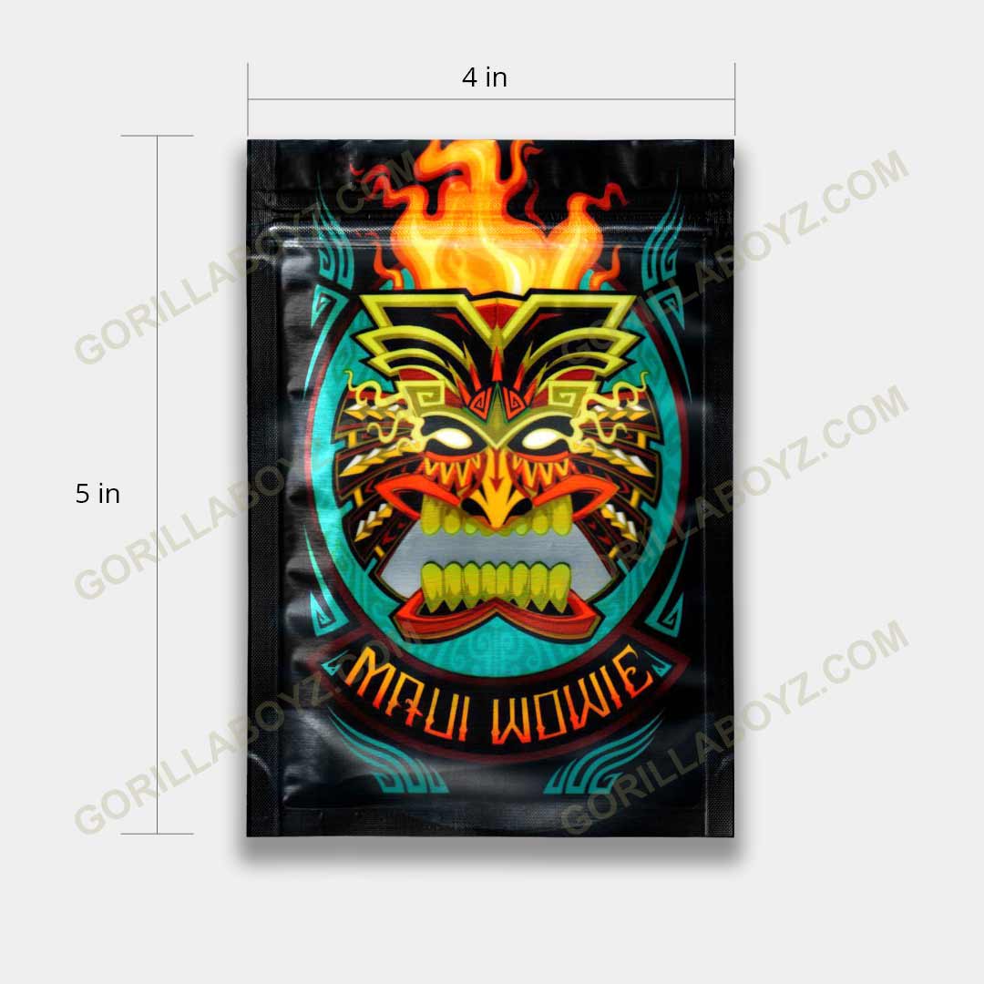 maui wowie mylar bag
