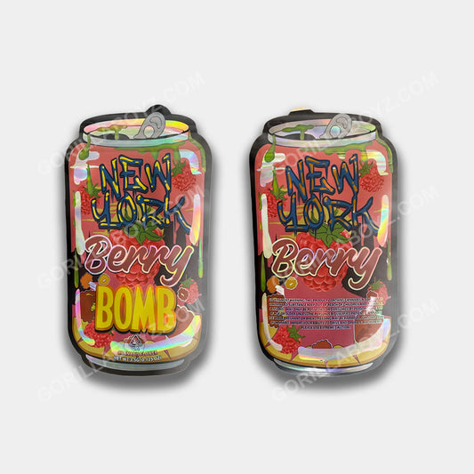 New York Berry Bomb 3.5 gram mylar bags