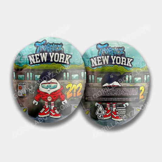 New York Trufflez mylar bags 3D 3.5 grams