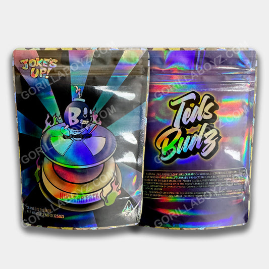 Nuclear Pack mylar bags 3.5 grams