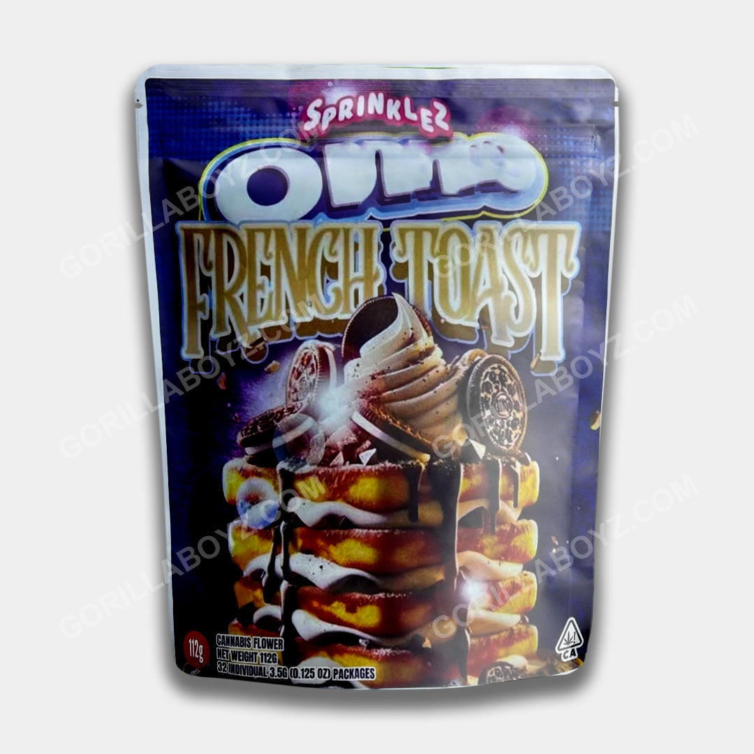 Sprinklez Or French Toast 112 Gram - 1 Pound sticker Mylar Bag
