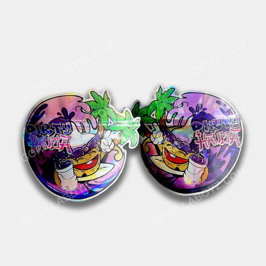 Party Haupia mylar bags 3.5 grams