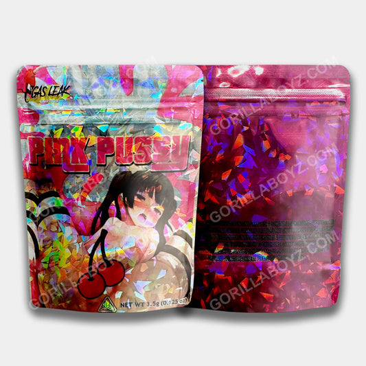 Pink Pussy mylar bags 3.5 grams