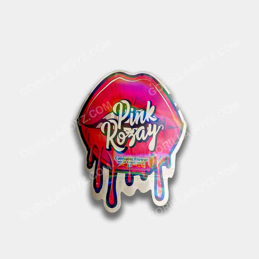 Pink Rozay mylar bags 3.5 grams