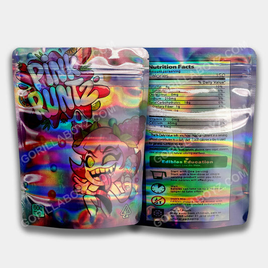 Pink Runtz mylar bags 600 mg