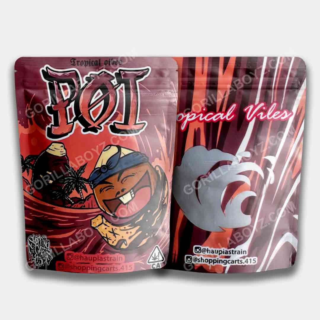 POI mylar bags 3.5 grams