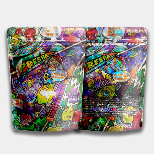 Presha mylar bags 3.5 grams