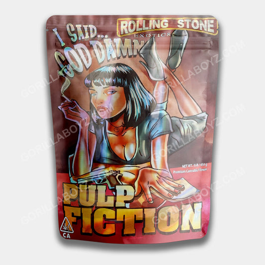 Pulp Fiction 16 oz mylar bags