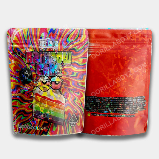 Rainbow Cake Holographic mylar bags 3.5 grams