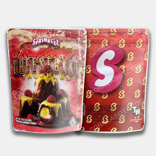 Raspberry Cheese Cake Truffles Mylar Bag 3.5 Grams
